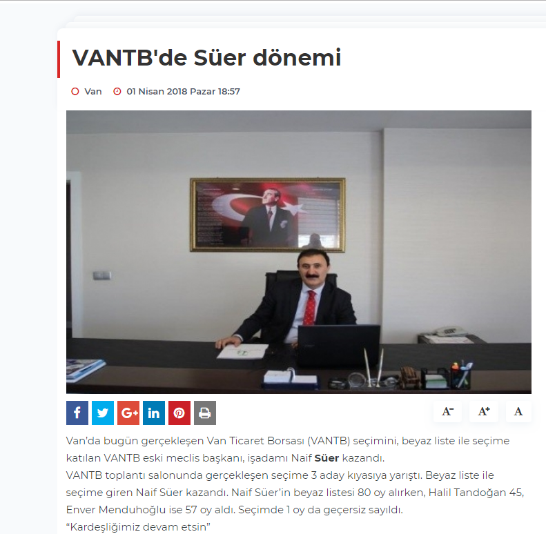 VANTB'DE SÜER DÖNEMİ