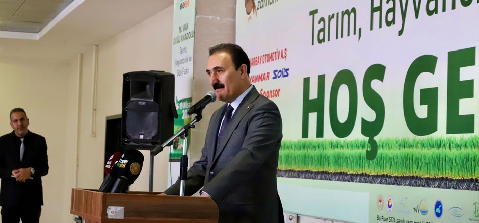 16. Doğu Anadolu Tarım, Hayvancılık ve Gıda Fuarı’nın Açılışında Süer’den Önemli Mesajlar