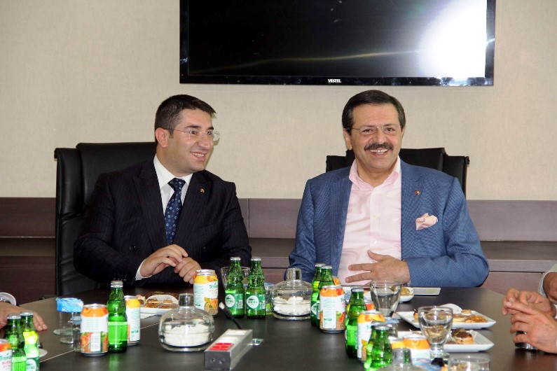 TOBB BAŞKANI HİSARCIKLIOĞLU’NDAN VATBO’YA ZİYARET