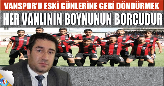 VANTB BAŞKANI TOPRAK, B.B.VANSPOR YÖNETİMİNE TALİP