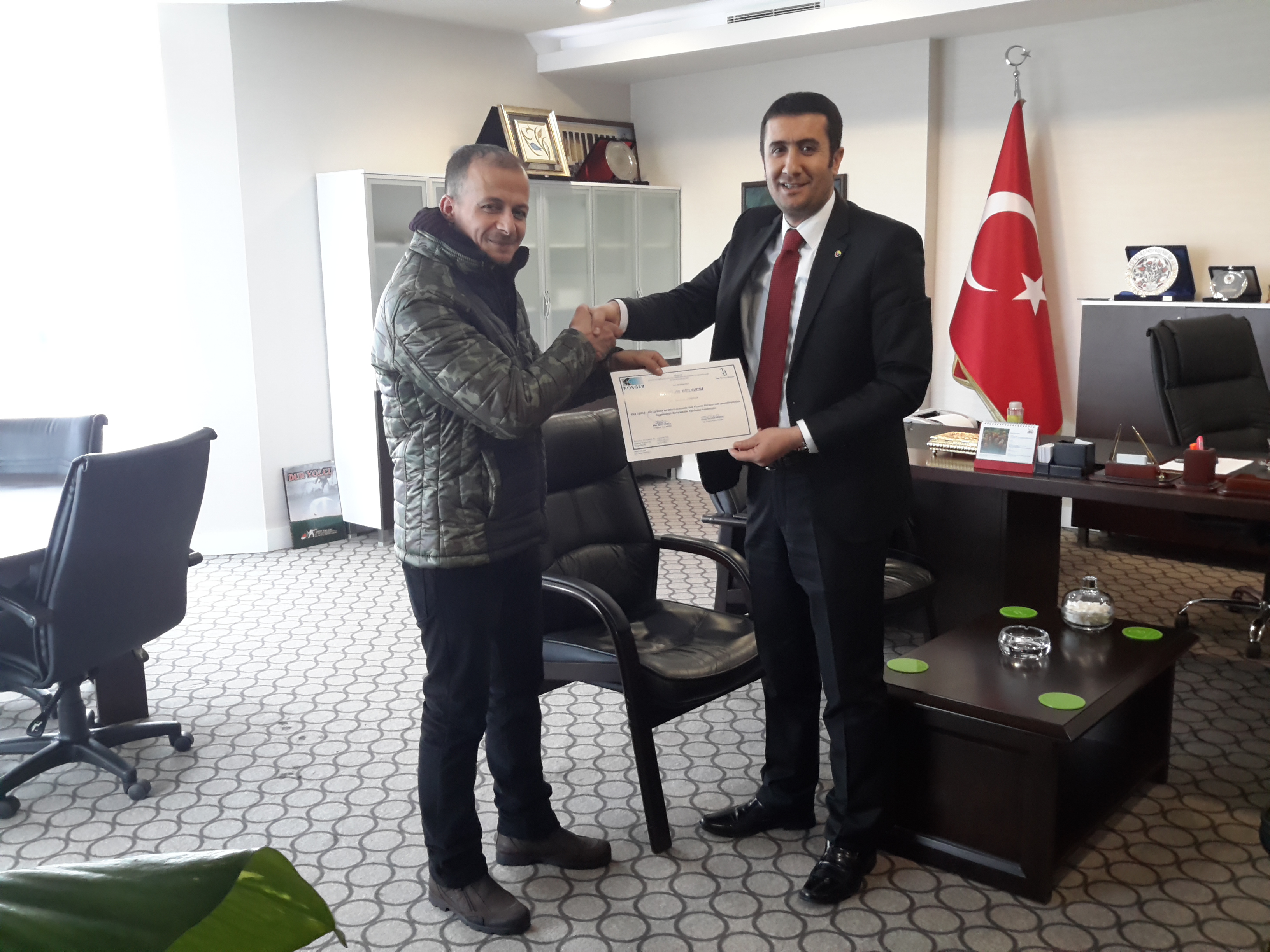 GİRİŞİMCİ ADAYLARI SERTİFİKALARINI ALDI