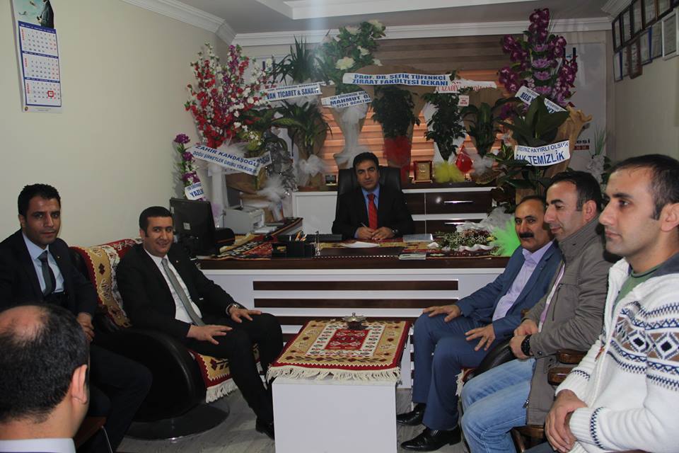 VANTB YÖNETİMİNDEN  ANADOLU BASIN BİRLİĞİ'NE TEBRİK ZİYARETİ