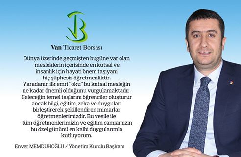 BAŞKANIN ÖĞRETMENLER GÜNÜ MESAJI