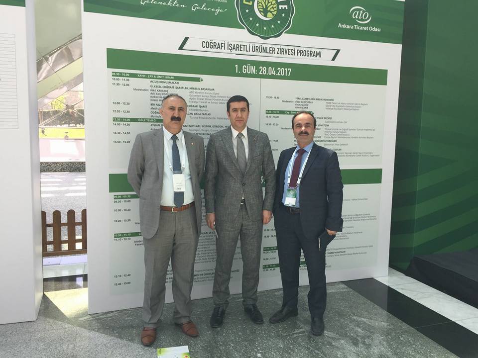 COĞRAFİ İŞARETLİ ÜRÜNLER ZİRVESİ\'NDEYDİK