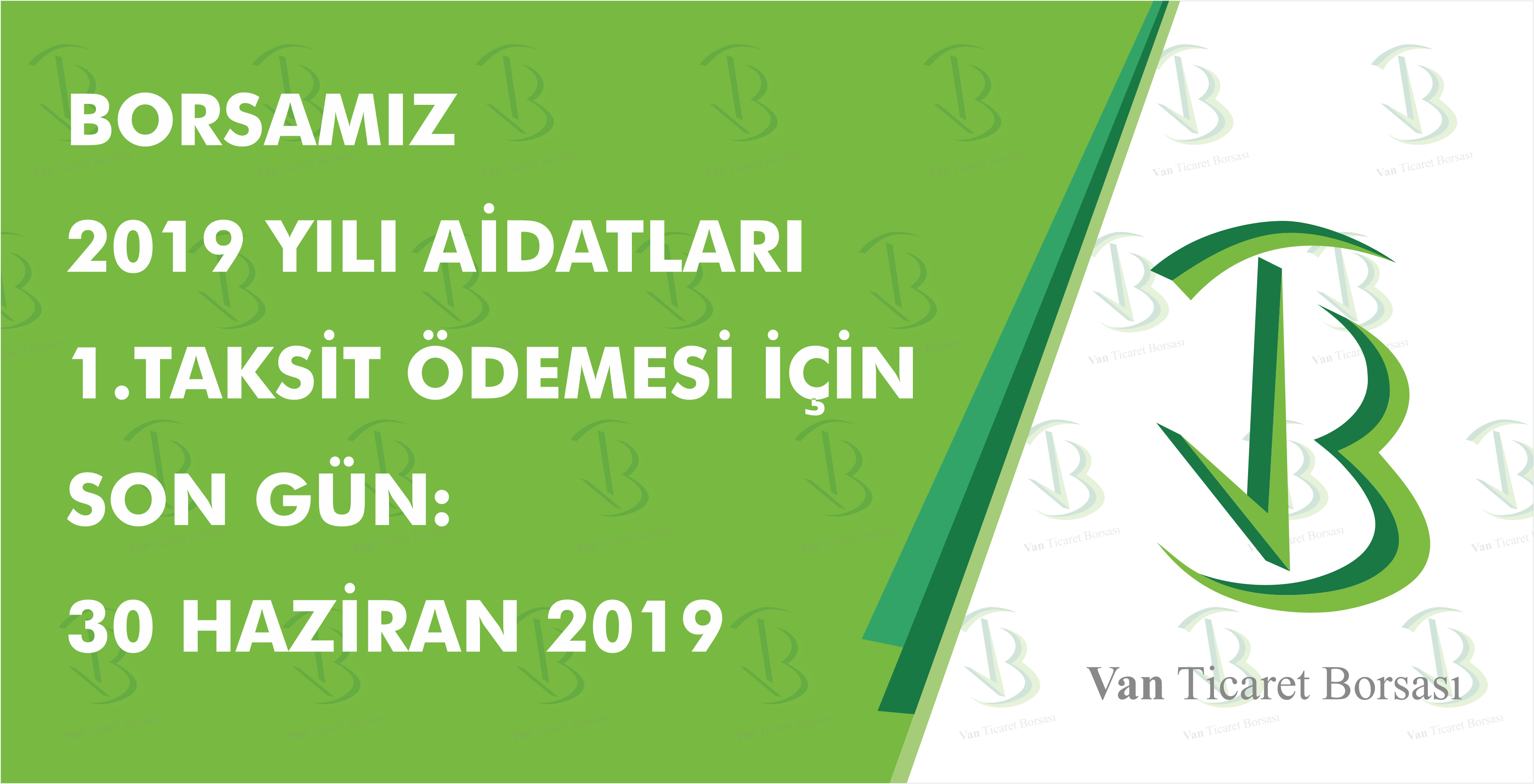 ÜYELERİMİZİN DİKKATİNE SON GÜN 30 HAZİRAN!