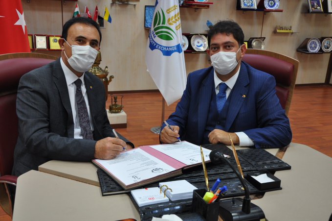 BORSAMIZ İLE ERZURUM TİCARET BORSASI ARASINDA KARDEŞ BORSA PROTOKOLÜ İMZALANDI