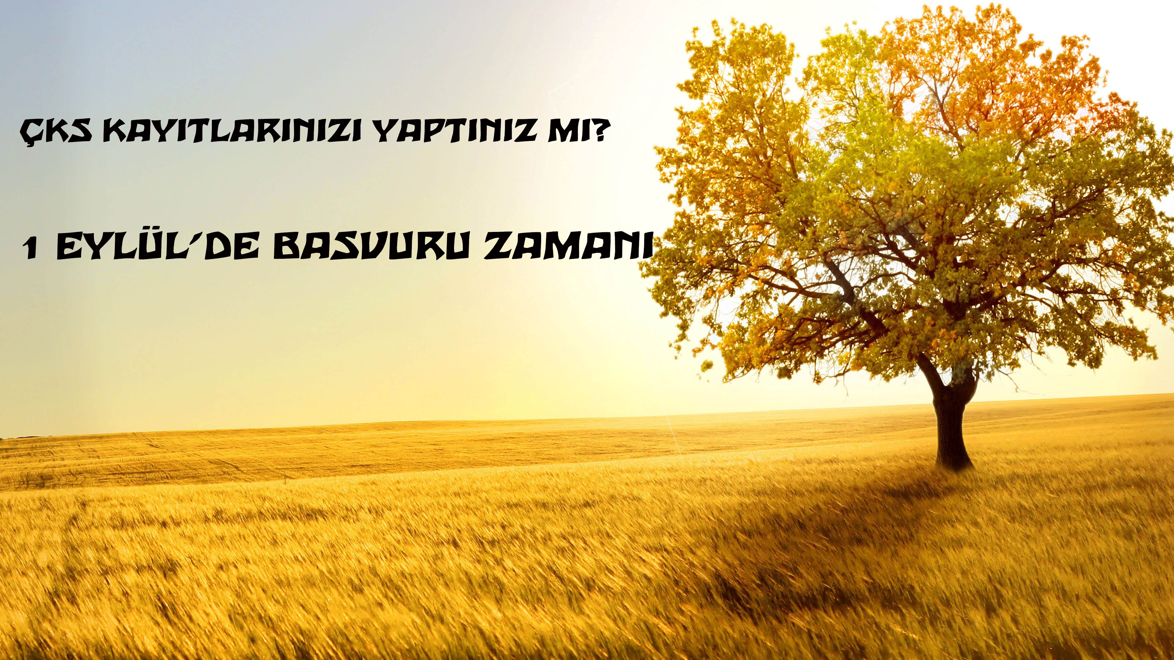 ÇKS BAŞVURULARI 1 EYLÜL\'DE BAŞLIYOR