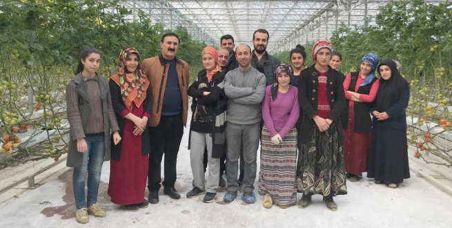 BORSA YÖNETİMİMİZ AGROVAN JEOTERMAL SERAYI ZİYARET ETTİ