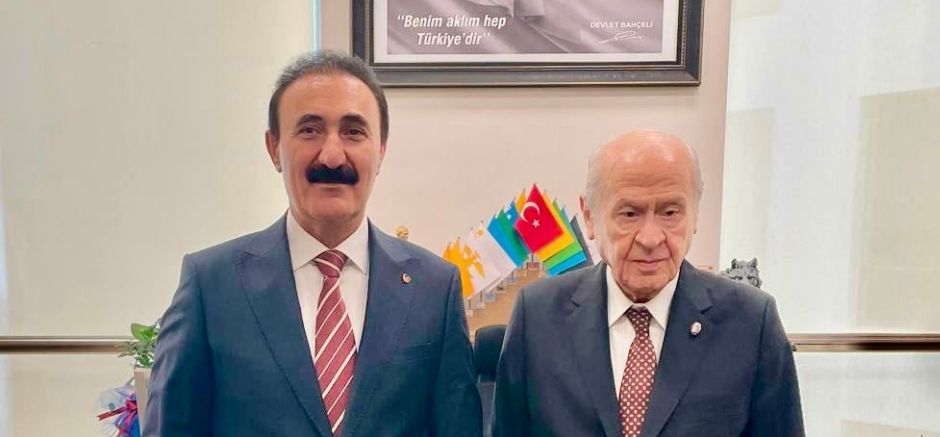 VAN TİCARET BORSASI YÖNETİM KURULU BAŞKANI NAYİF SÜER’DEN, DEVLET BAHÇELİ’YE TEŞEKKÜR ZİYARETİ